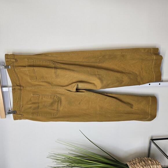 Universal Thread Women's Mustard Yellow Wide Leg Pants Size 14/32 - Picture 3 of 6